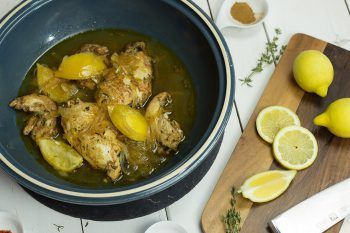 rezept hühnchen-tajjine mit Zwiebeln, Honig, Minze und Thymian by dinchensworld.de